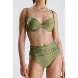 Yüksek Bel Toparlayıcı Bikini Alt