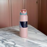 Yüksek Dereceli Sıcak Ve Soğuk Paslanmaz Çelik (STANLESS STEEL) Termos 1000 ml (1 LT) (pembe)