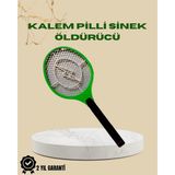 Yüksek Gerilimli Elektronik Sinek Öldürücü – Pil ile Çalışan, Güvenlik Izgaralı