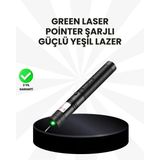 Yüksek Güçlü Yeşil Lazer Pointer 5000Mw Şarjlı Mir46479464