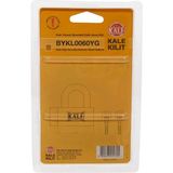 Yüksek Güvenlikli Çelik Asma Kilit 60MM Blisterli - Çok Renkli - Standart