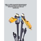 Yüksek Hızlı 65W Güç Çıkışlı Çoklu Cihaz Uyumlu Şarj Kablosu - Belirtilmemiş