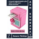 Yüksek Kaliteli Dekoratif Değiştirilebilir Şifreli Sesli Işıklı Uyarı Kağıt Madeni Para Atm Kumbara
