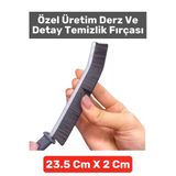 Yüksek Kaliteli Derz Ince Ergonomik Mutfak Banyo Lavabo Otomobil Detaylı Temizlik Fırçası 2 Adet