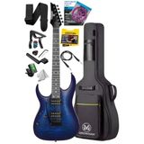 Yüksek Kaliteli Elektro Gitar - Blue Rosewood Klavye Ve Hh Manyetik