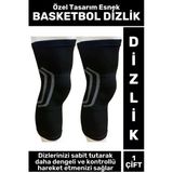 Yüksek Kaliteli Esnek Nefes Alabilen Terletmez Denge Sabitleyici Basketbol Dizliği S Beden
