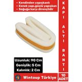 Yüksek Kaliteli Kendinden Yapışkanlı Kapı Altı Eşik Bantı Soğuk Koruyucu Isı Yalıtım Süngeri 10 Adet