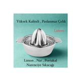 Yüksek Kaliteli Paslanmaz Çelik Limon ve Nar Sıkacağı Portakal Narenciye Süzgeç Kompakt Taşınabilir
