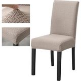 Yüksek Kaliteli Sandalye Kılıfı ,lıkralı ,yıkanabılır 6 Adet - 45 x 45 x 60 cm - Vizon