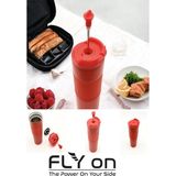 Yüksek Kaliteli Sıcak ve Soğuk French Press Çelik Termos Kupa Bardak Mug 500 ML Kahve ve Bitki Çayı - Kırmızı