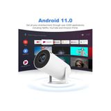 Yüksek Kaliteli Taşınabilir Akıllı Wifi Mini Projeksiyon Cihazı Ultra Hd Beyaz
