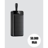 Yüksek Kapasiteli 50.000 Mah Powerbank - Type-C, Lightning ve Micro USB Uyumlu, Çoklu Cihaz Şarj Özellikli - Lisinya - 001-Renkli