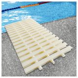 Yüksek mukavemetli açık havuzlar için tahliye ızgarası, 10 paket 30 x 100 cm boşaltma ızgarası, avlu, kaldırımlar, çitler ve çiftlikler için – uzun ömürlü bağlantı tasarımı