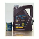 Yüksek Performanslı 2025 Üretimli 5W30 Ceramic 5 Lt Motor Yağı Ve İtici Ses Giderici Katkısı