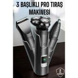Yüksek Performanslı 3 Başlıklı Profesyonel Tıraş Makinesi FRTKGT25DYMUCZHK3600TIRAŞM2