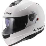 Yüksek Performanslı Ls2 Strobe 2 Beyaz Motosiklet Kaskı Çene Açılır Tasarım ve Hipoalerjenik İç Pedler