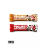 Yüksek Protein Bar 45g Süper İkili Kutu 24 Adet - Hindistan Cevizli x12 Adet + Yer Fıstıklı x 12 Adet