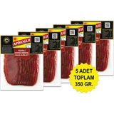 Yüksek Proteinli Kekikli Ve Kırmızı Biberli Dana Kuru Et 70 Gr. Beşli Paket (Toplam 350 Gr.) - 1 Adet