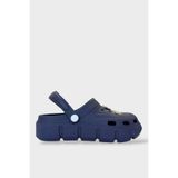 Yüksek Taban Taşlı Comfort Kadın Sandalet LACİVERT 7344