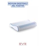 Yüksek Terletmeyen Ortopedik Boyun Destekli Yastık Serinleten Antialerjik Visco Yastık Jelli Yastık