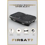 Yüksek Titreşimli Dans ve Spor Egzersiz Zayıflama Spor Aleti 150KG Vibtofitto Kumandalı 9modlu 1-200HIZ Ayarı - Siyah