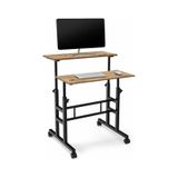 Yükseklik Ayarlı Bilgisayar/Laptop ve Çalışma Masası - Çam 70X60 Çam