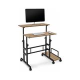 Yükseklik Ayarlı Bilgisayar/Laptop Ve Çalışma Masası - Ceviz