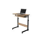 Yükseklik Ayarlı Klavyelikli Laptop Sehpası, Çam, 70X40