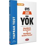 Yükseköğretim Üst Kuruluşları ile Yükseköğretim Kurumları Personeli YÖK Yaprak Test