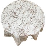 Yüksel Halı Mefruşat Oval Masa Örtüsü Muşamba Astarlı Pvc - 140 x 180 cm - Açık Kahverengi