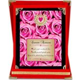 yüksel34 Canım Annem Gül Desen Plaket Anneler Günü Plaket , Plaket 15*20Cm Anneye Hediye