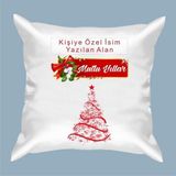 yüksel34 Kişiye Özel Isim Baskılı Yastık ,Yılbaşı Hediye Yastık ,Mutlu Yıllar Yazılı Yastık