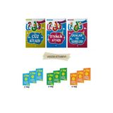 Yükselen Zeka 2-3-4-Yaş Etkinlik Kitabım Seti-Harika Harfler Cüz-Etkinlik-Dualar Ve Sureler-6'Lı Set