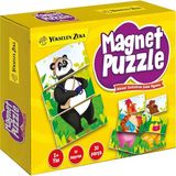 Yükselen Zeka 2+ Yaş Magnet Puzzle 30 Parça Eğlenceli Taşıt Temalı 3 Adet Zeka Geliştirici Oyun