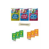 Yükselen Zeka 3-4-Yaş Etkinlik Kitabım Seti-Harika Harfler Cüz-Etkinlik-Dualar Ve Sureler-5'Lı Set