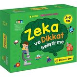 Yükselen Zeka 3-6 Yaş Zeka ve Dikkat Geliştirme Seti Eğlenceli Aktivitelerle 5 Kitap