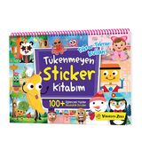 Yükselen Zeka Tükenmeyen Sticker Kitabım - Eğlenceli Yüzler (100+ Tekrar Kullanılabilen Sticker)