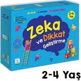 Yükselen Zeka Zeka ve Dikkat Geliştirme Seti (2-4 Yaş) Yazar: Anonim Okul Öncesi Eğitici Kitaplar