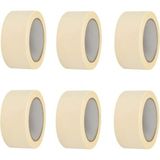 Yükseloğlu Store 6 Adet Maskeleme Bandı Boya Bandı 48MM x 25M Kağıt Bant