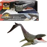 Yükseloğlu Store Jurassic World Rebirth Devasa Mosasaurus Aksiyon Figürü, 2 Saldırı Hareketine Sahip Dinozor Oyuncağı, Filmden Uyarlanan Tasarım, Bükülebilir Eklemler, JGB51