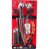 Yükseloğlu Store Ninja Oyuncak Seti: Ninja Kılıç Oyuncak Seti Toplam 4 Set