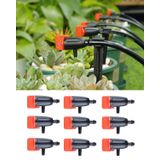 Yulaiyoen Bahçe Sulama Damlatıcı, 30'lu Paket Ayarlanabilir Damla Yayıcı Bahçe Etli Sulama Damlatıcı Yağmurlama 4 mm/7 mm Hortum Ev Sulu Meyveler Bitkiler için Çim Çiçek Sulama Sistemi