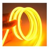 Yuled 5 Metre Neon Amber 220 V Esnek Hortum Şerit LED Işık Aydınlatma + Güç Fişi