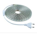 Yuled Dış Mekan 3 Çipli Silikonlu Şerit LED 220 V Gün Işığı 50 m + Güç Fişi