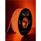 Yuled Kırmızı 3 Çipli İç Dış Mekan Silikonlu Şerit LED 220V - Volt 100 Metre + 2 Ad Güç Fişi