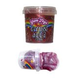 YUM TOYS Slime Metalik Parlak Slime Eğitici Oyun Seti- Ce Belgeli- 1 Adet Vişne Renk