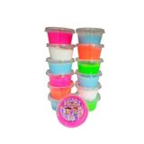 YUM TOYS Slime Oyun Jeli Yumtoys Kutu Polymer Slime Eğitici Oyun Seti 12 Adet