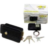Yuma Elektrikli Tirajlı Kilit/otomatik KILIT/YM-609/DEMIR Kapı Kilidi/3 Anahtarlı (14CM)