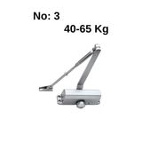 Yuma Kapı Hidroliği No 3 (40-65Kg) Kapı Hırdavatı Hidrolik Kapı Kapatıcı Aksesuarı Kapatma Yayı Itme Yayı