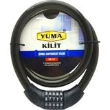 Yuma Kilit Şifreli Motosiklet Kilidi Çap 20 mm Boy 120 cm YM747 Profesyonel Ağır Kilit